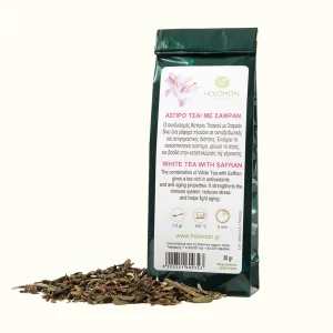 Άσπρο Τσάι με Σαφράν